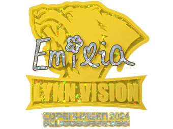 Sticker | EmiliaQAQ (Glitter) | Copenhagen 2024 image