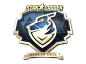 Sticker | Grayhound Gaming (Gold) | Berlin 2019 image