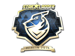 Sticker | Grayhound Gaming (Gold) | Berlin 2019 image