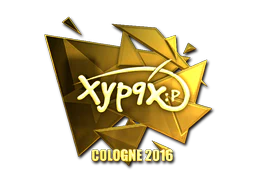 Sticker | Xyp9x (Gold) | Cologne 2016 image