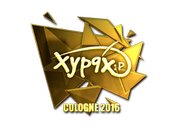 Sticker | Xyp9x (Gold) | Cologne 2016 image