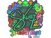 Sticker | skullz (Holo) | Budapest 2025 image