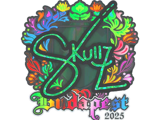 Sticker | skullz (Holo) | Budapest 2025