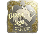 Sticker | donk (Gold) | Austin 2025 image