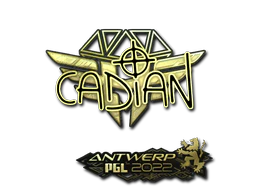 Sticker | cadiaN (Gold) | Antwerp 2022 image