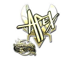 Sticker | apEX (Gold, Champion) | Paris 2023 image