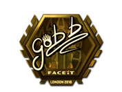 Sticker | gob b (Gold) | London 2018 image