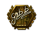 Sticker | gob b (Gold) | London 2018 image