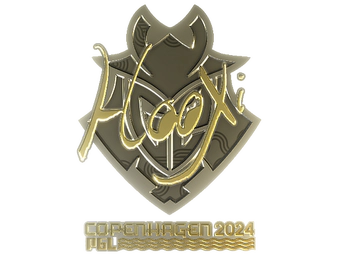Sticker | HooXi (Gold) | Copenhagen 2024 image