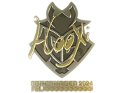 Sticker | HooXi (Gold) | Copenhagen 2024 image