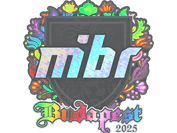 Sticker | MIBR (Holo) | Budapest 2025 image