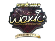 Sticker | woxic (Gold) | Berlin 2019 image