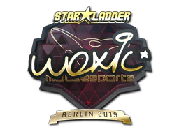 Sticker | woxic (Gold) | Berlin 2019 image