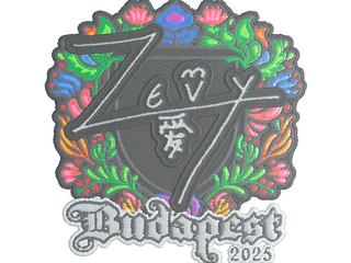 Sticker | zevy (Embroidered) | Budapest 2025