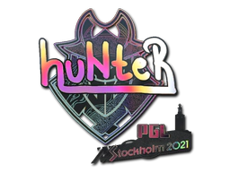 Sticker | huNter- (Holo) | Stockholm 2021 image