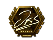 Sticker | jks (Gold) | London 2018 image
