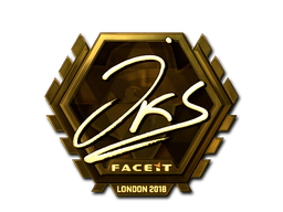 Sticker | jks (Gold) | London 2018 image