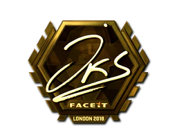 Sticker | jks (Gold) | London 2018 image