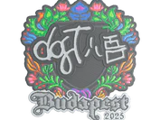 Sticker | dgt (Embroidered) | Budapest 2025 image