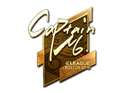 Sticker | captainMo (Gold) | Boston 2018 image