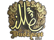 Sticker | iM (Gold) | Budapest 2025 image