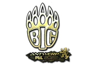Sticker | BIG (Gold) | Antwerp 2022 image