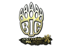 Sticker | BIG (Gold) | Antwerp 2022 image