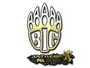 Sticker | BIG (Gold) | Antwerp 2022 image