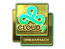 Sticker | Cloud9 (Gold) | DreamHack 2014 image
