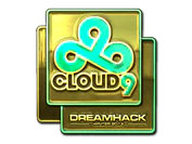 Sticker | Cloud9 (Gold) | DreamHack 2014 image