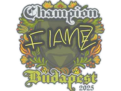 Sticker | FlameZ (Champion) | Budapest 2025 image