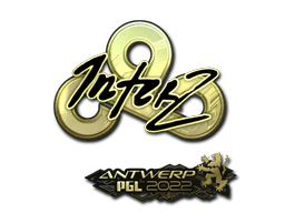 Sticker | interz (Gold) | Antwerp 2022 image
