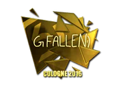 Sticker | FalleN (Gold) | Cologne 2016 image