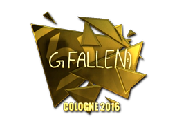 Sticker | FalleN (Gold) | Cologne 2016 image