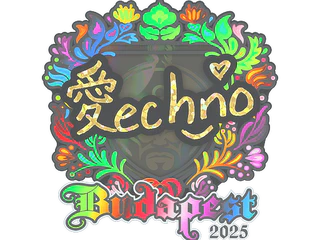 Sticker | Techno4K (Holo) | Budapest 2025