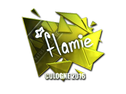 Sticker | flamie (Foil) | Cologne 2016 image