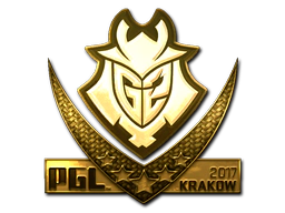 Sticker | G2 Esports (Gold) | Krakow 2017 image