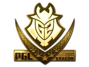 Sticker | G2 Esports (Gold) | Krakow 2017 image