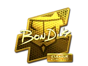 Sticker | bondik (Gold) | Atlanta 2017 image