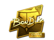 Sticker | bondik (Gold) | Atlanta 2017 image