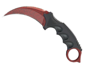 ★ Karambit | Crimson Web image