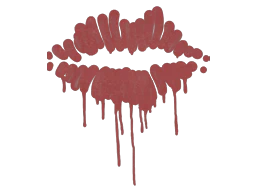 Sealed Graffiti | Kiss (Blood Red)