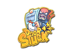 Sticker | Door Stuck (Foil) image