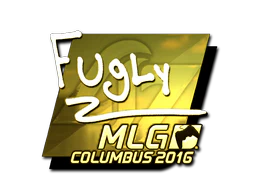 Sticker | FugLy (Gold) | MLG Columbus 2016 image