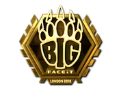 Sticker | BIG (Gold) | London 2018 image