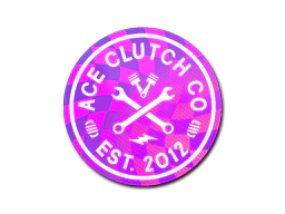 Sticker | Ace Clutch Co. (Holo) image