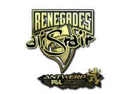 Sticker | aliStair (Gold) | Antwerp 2022 image