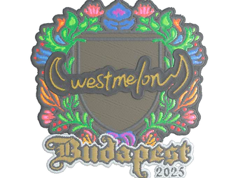 Sticker | westmelon (Embroidered) | Budapest 2025 image