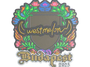 Sticker | westmelon (Embroidered) | Budapest 2025 image