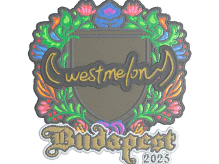 Sticker | westmelon (Embroidered) | Budapest 2025